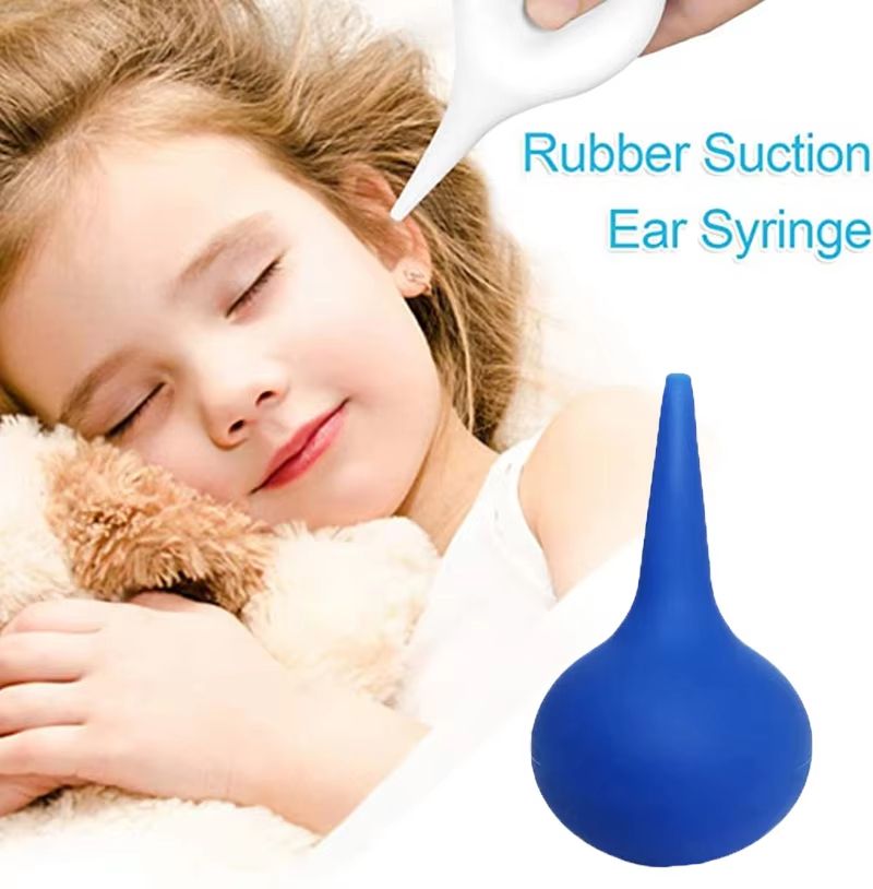 Ear Wax Removal Irrigation Cleaning Kit With Bulb Syringe  Air Blower Pump 1