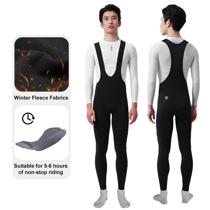 Men Winter Thermal Cycling Bib Pants 8