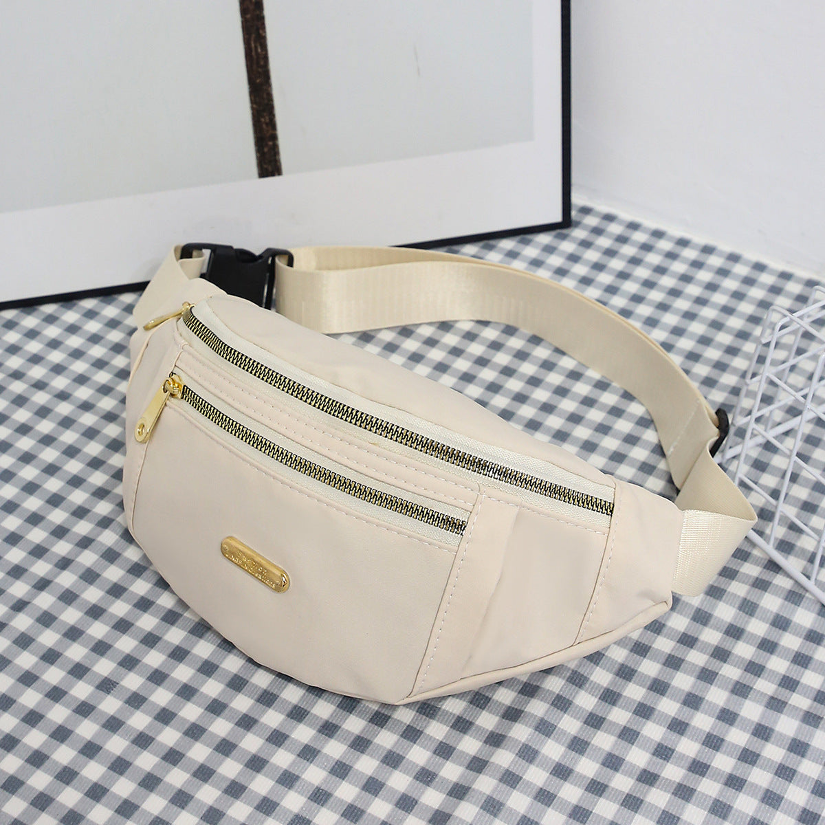 Waterproof Waist Bag With Adjustable Strap Fanny Packs Waist Pack For Women Running Travel Sports H 10
