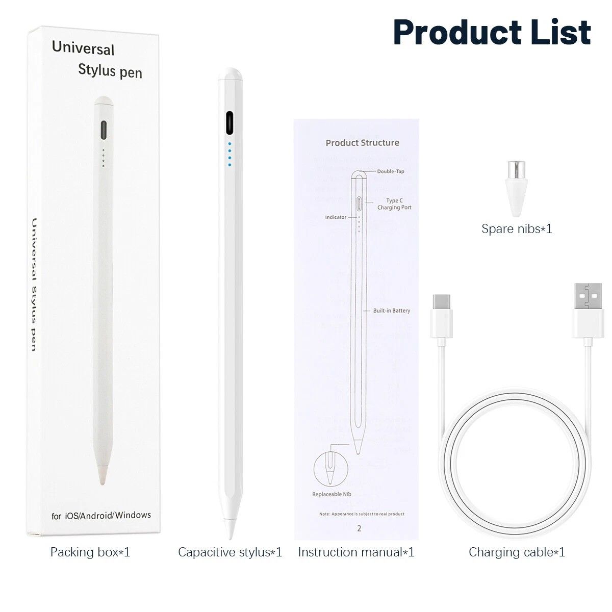 Universal Stylus Pen For IPad Android  Windows  Magnetic Pencil For Tablets  Phones 14