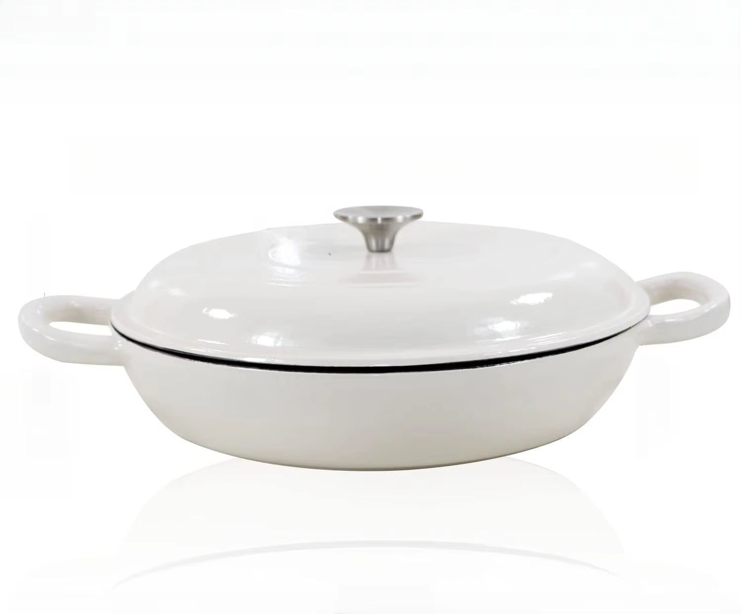 45 L Cast Iron Dutch Oven With Lid And Dual Handles 8