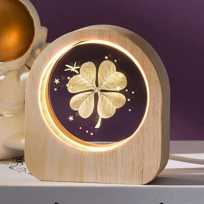 3D Crystal Glass Solar System Decoration LaserEngraved 10