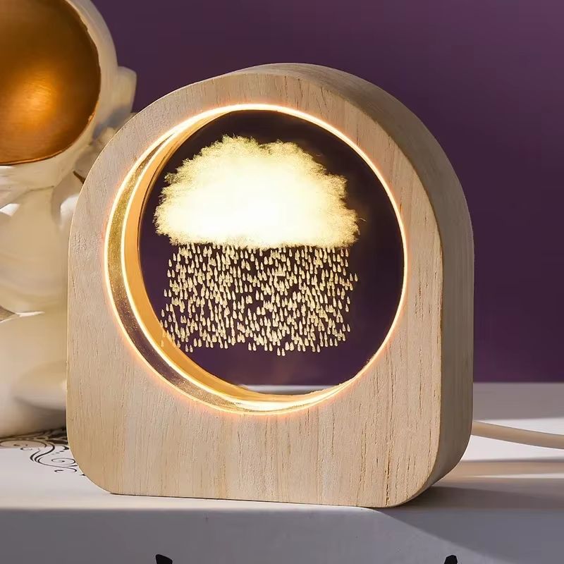 3D Crystal Glass Solar System Decoration LaserEngraved 13