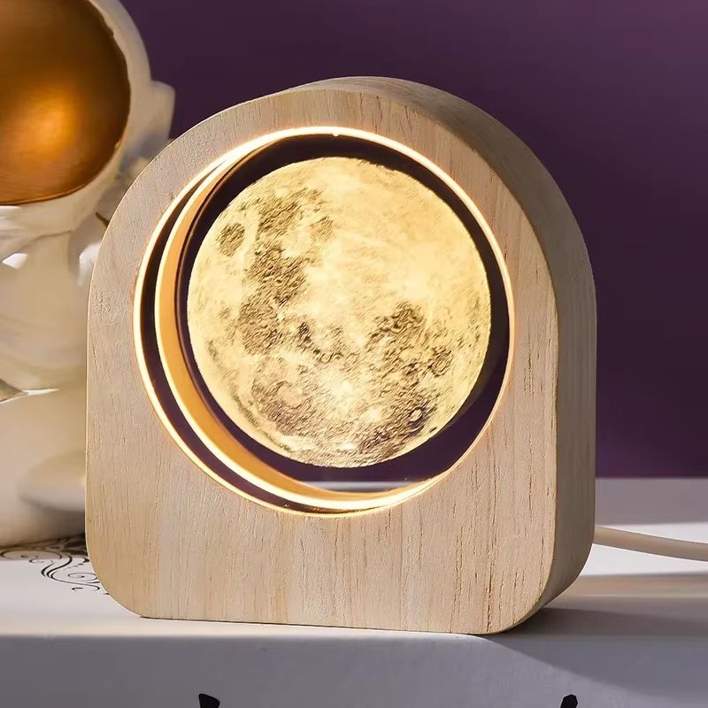 3D Crystal Glass Solar System Decoration LaserEngraved 16