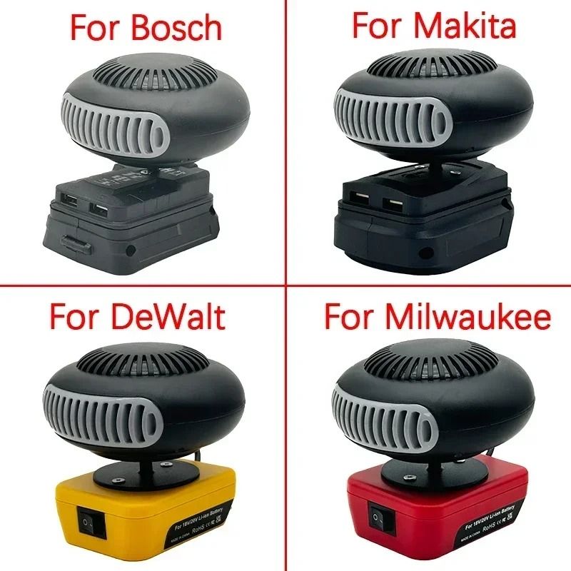 Portable Lithium Powered Warm Air Blower Heater Dual Mode 1