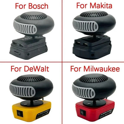 Portable Lithium Powered Warm Air Blower Heater Dual Mode 1