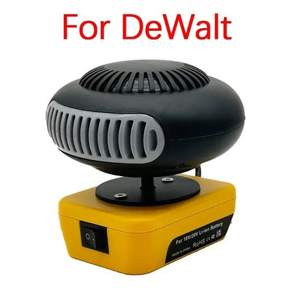 Portable Lithium Powered Warm Air Blower Heater Dual Mode 7