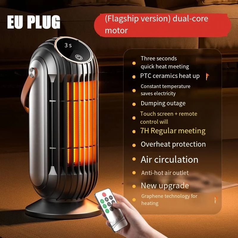 2000W Smart PTC Ceramic Desktop Space Heater 9
