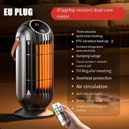 2000W Smart PTC Ceramic Desktop Space Heater 9