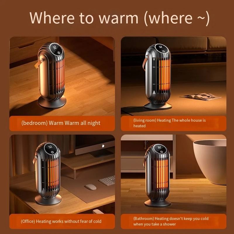 2000W Smart PTC Ceramic Desktop Space Heater 6