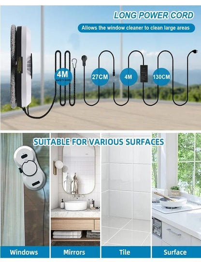WindowGlide Pro Smart Robot Cleaner Auto Glass  Floor Cleaning System 9
