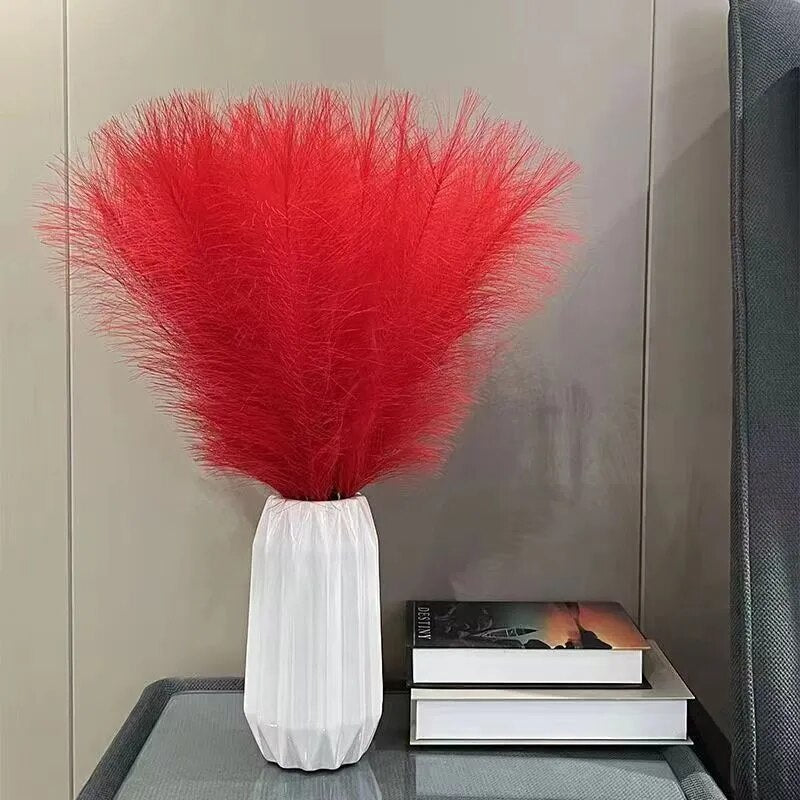 Artificial Pompous Grass Pompass Branches Fake Fluffy Stems Plants Vase Filler Home Decor Flower Ar 1