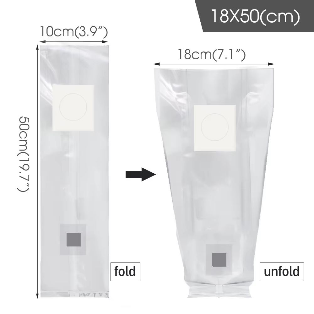 10Piece Sterilized PP Grain Bag With SelfHealing Injection Port  02 M Filter Patch 9