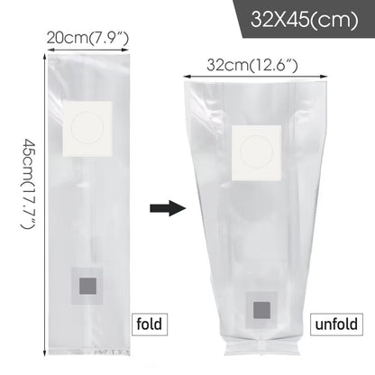 10Piece Sterilized PP Grain Bag With SelfHealing Injection Port  02 M Filter Patch 11