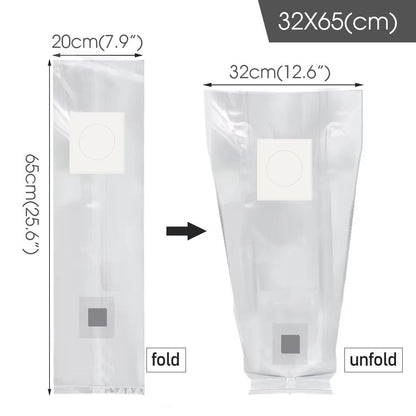 10Piece Sterilized PP Grain Bag With SelfHealing Injection Port  02 M Filter Patch 13
