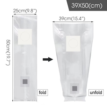 10Piece Sterilized PP Grain Bag With SelfHealing Injection Port  02 M Filter Patch 14