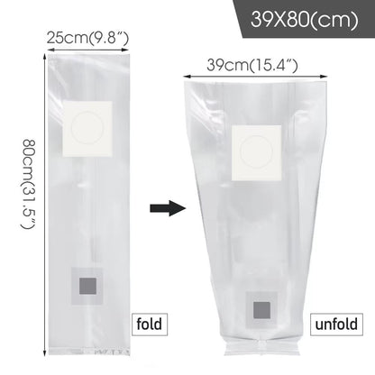 10Piece Sterilized PP Grain Bag With SelfHealing Injection Port  02 M Filter Patch 17