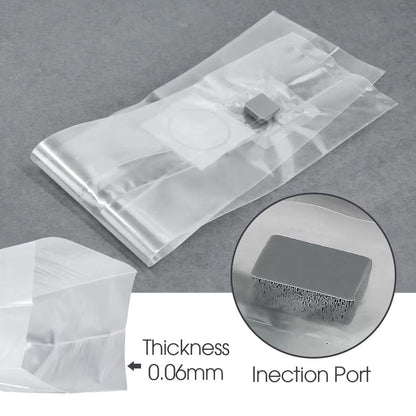 10Piece Sterilized PP Grain Bag With SelfHealing Injection Port  02 M Filter Patch 3