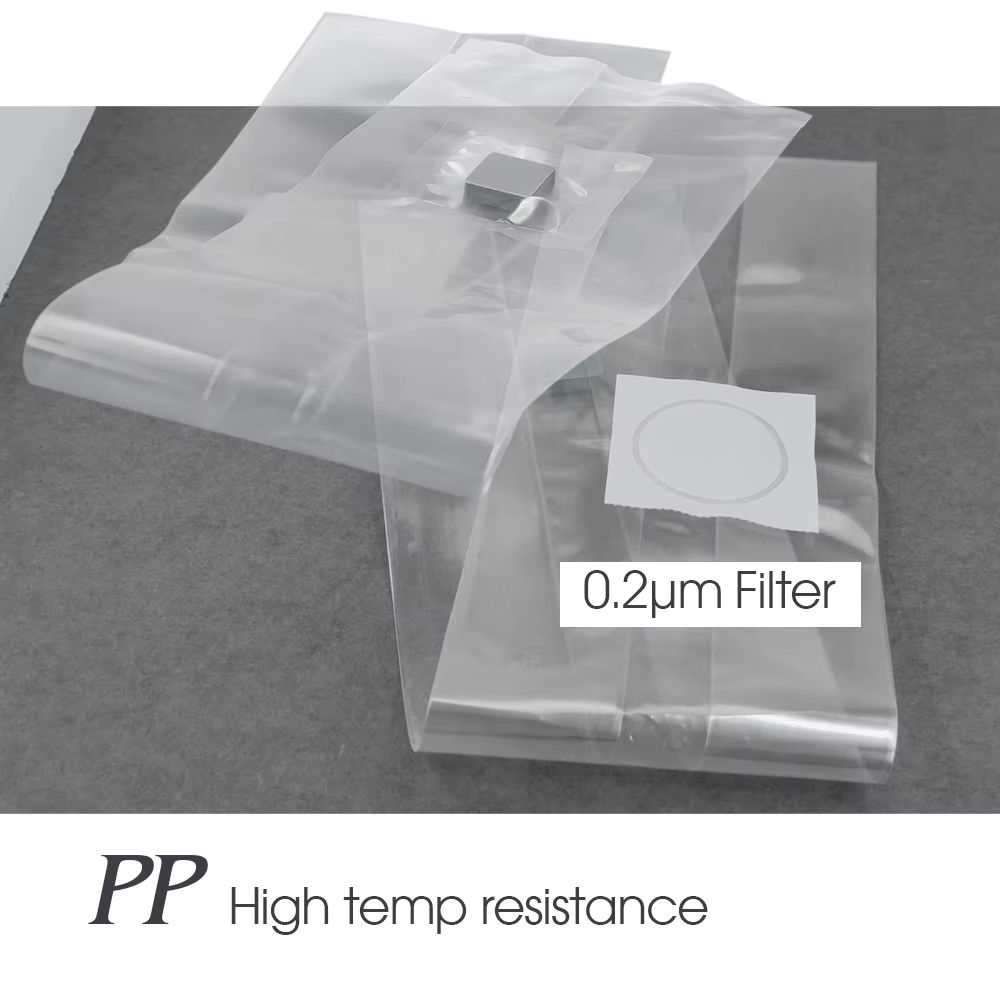 10Piece Sterilized PP Grain Bag With SelfHealing Injection Port  02 M Filter Patch 4