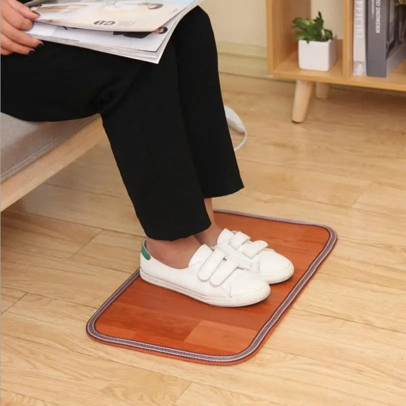 Electric Heating Foot Warmer Mat For Home And Office 5