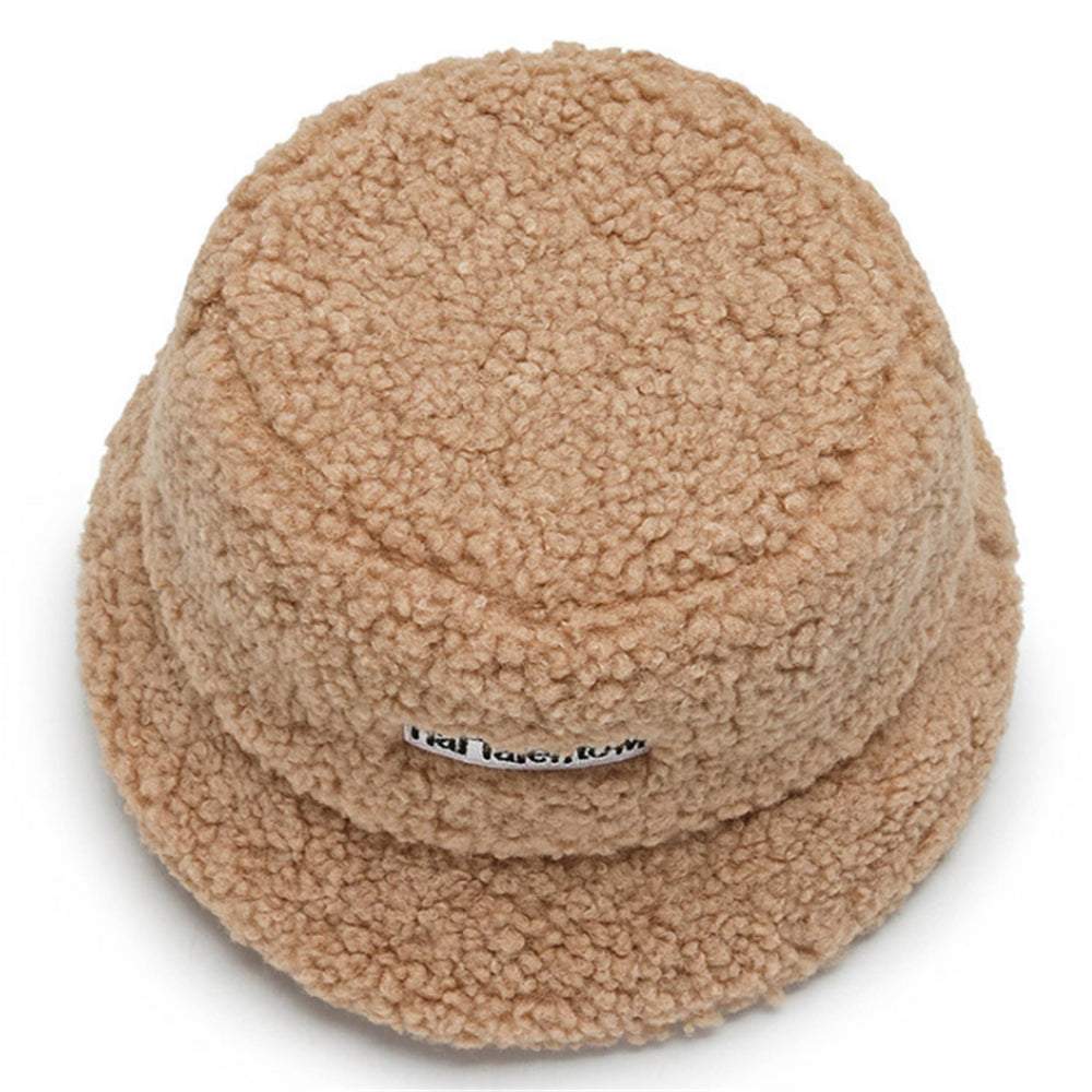 Fashion Fisherman Cap Winter Warm Fleece Bucket Hat Cold Resistant Sunshade For Men Women 3