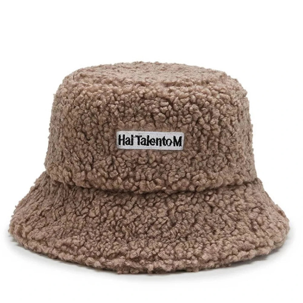 Fashion Fisherman Cap Winter Warm Fleece Bucket Hat Cold Resistant Sunshade For Men Women 9