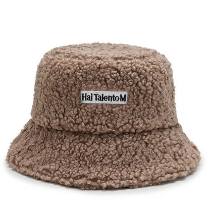 Fashion Fisherman Cap Winter Warm Fleece Bucket Hat Cold Resistant Sunshade For Men Women 9