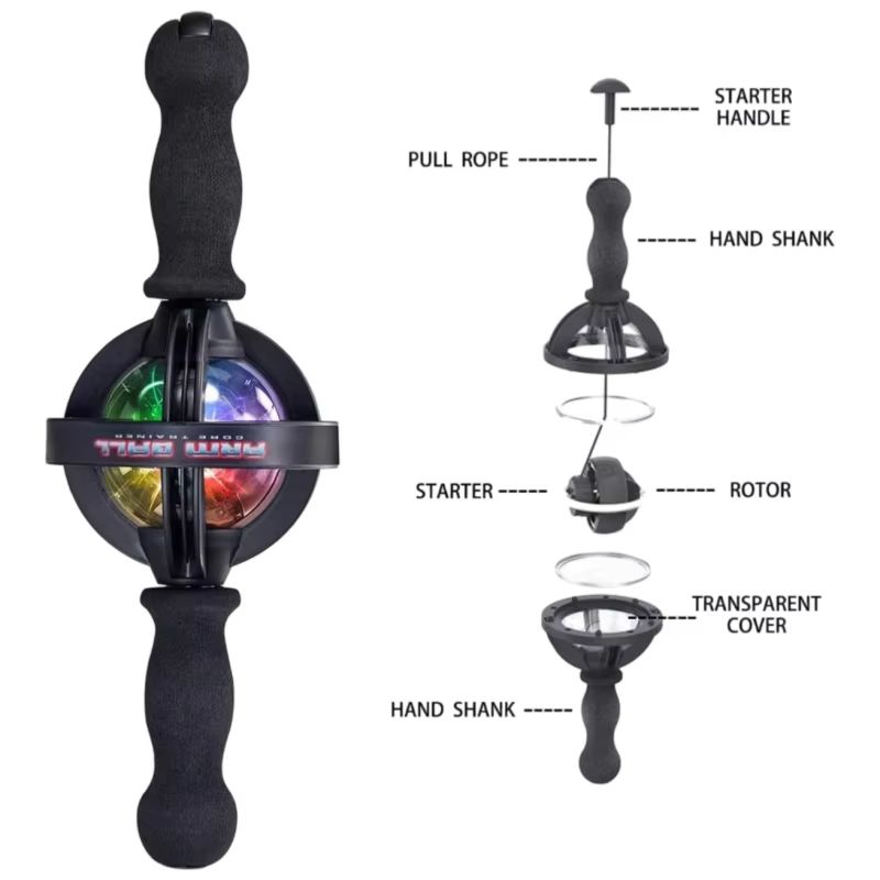 Gyroscope Powerball Arm Trainer Resistance Up To 200 Kg For Forearm  Wrist Strengthening 4