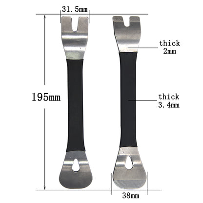 Car Modification Removal Stainless Steel Driver Interior Door Panel Tool Audio Navigation Pry Plate 1