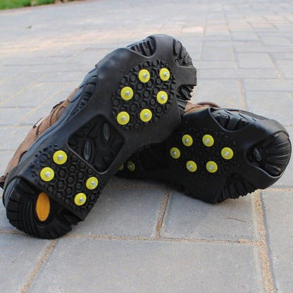 2pcs Ice Cleats With 10 Steel Studs  AntiSlip Snow Grips For Boots  Shoes 3
