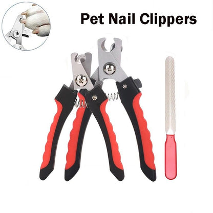 PrecisionPro Stainless Steel Dog  Cat SickleBlade Nail Clippers HeavyDuty Grooming Tool For Large D