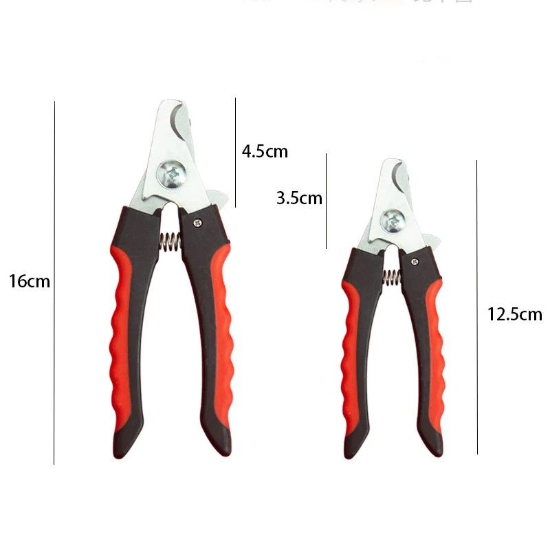PrecisionPro Stainless Steel Dog  Cat SickleBlade Nail Clippers HeavyDuty Grooming Tool For Large D
