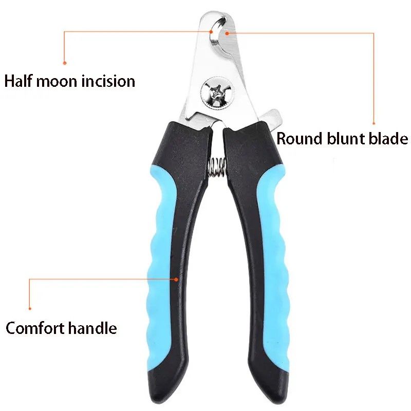 PrecisionPro Stainless Steel Dog  Cat SickleBlade Nail Clippers HeavyDuty Grooming Tool For Large D