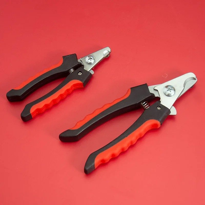 PrecisionPro Stainless Steel Dog & Cat Sickle-Blade Nail Clippers, Heavy-Duty Grooming Tool for Large Dogs & Small Pets