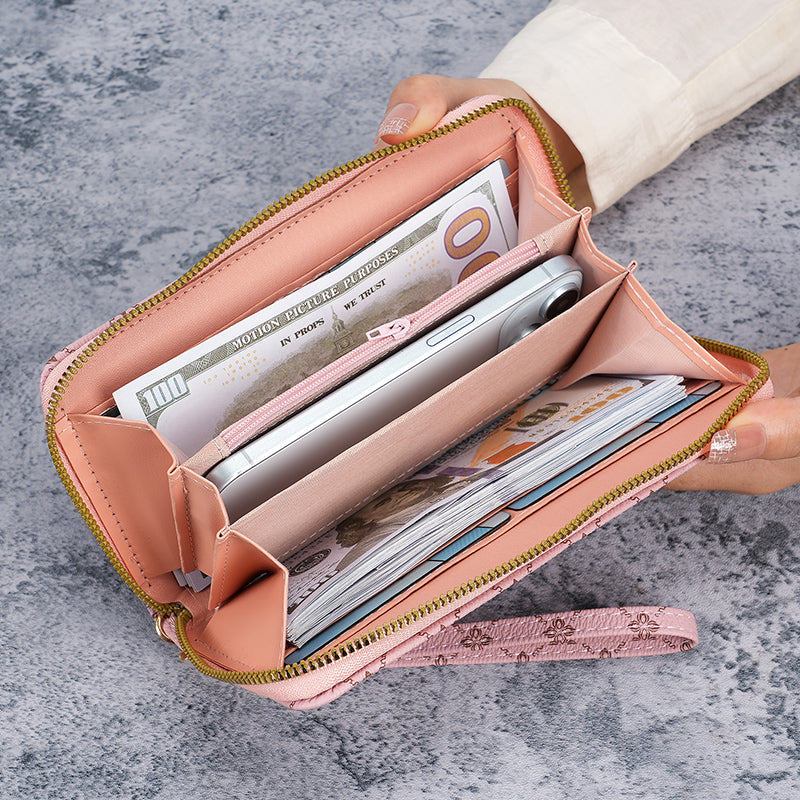 American Trend Printing Bag New Niche Multifunctional Long Largecapacity Wallet Wholesale 1