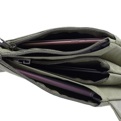 Fashion Nylon Waist Pack Men Women Waterproof Black Fanny Pack Messenger Shoulder Bag Wear Resistan