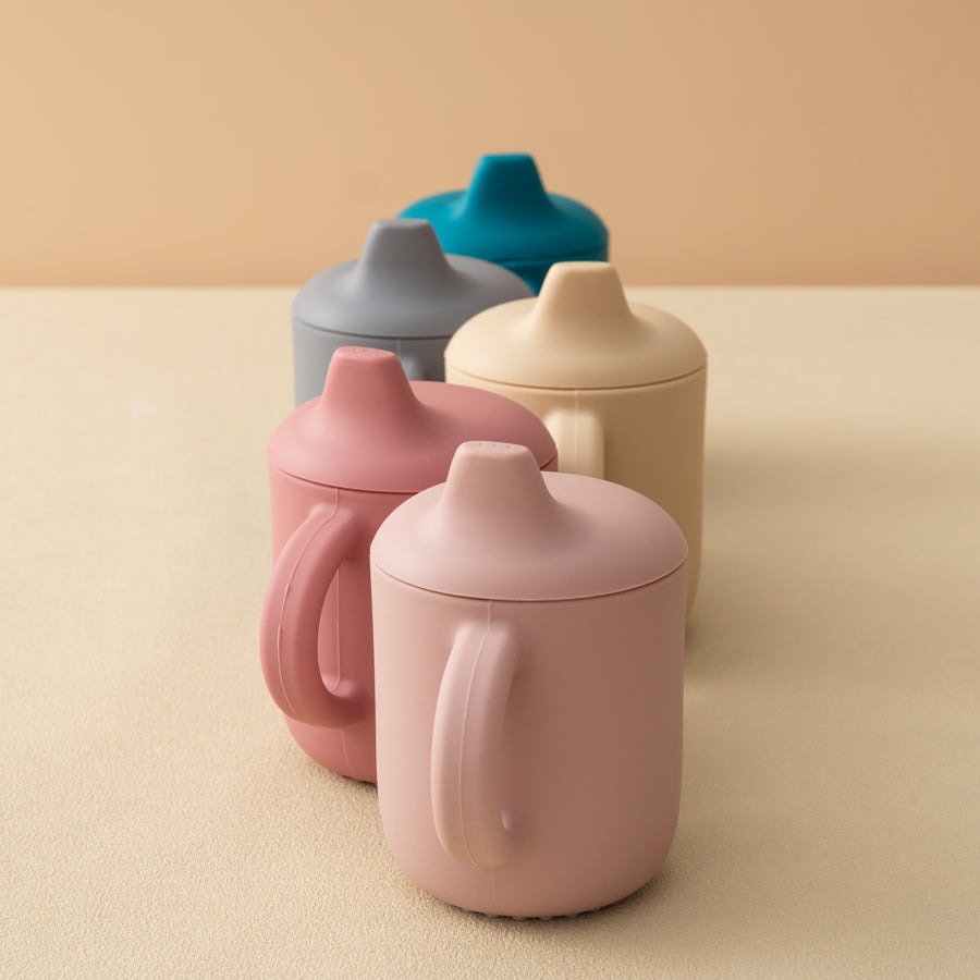 BPA Free Baby Silicone Straw Cup, Portable Snack Container, Kids Learning Drink Cup, Lids Feeding Cup Baby Stuff