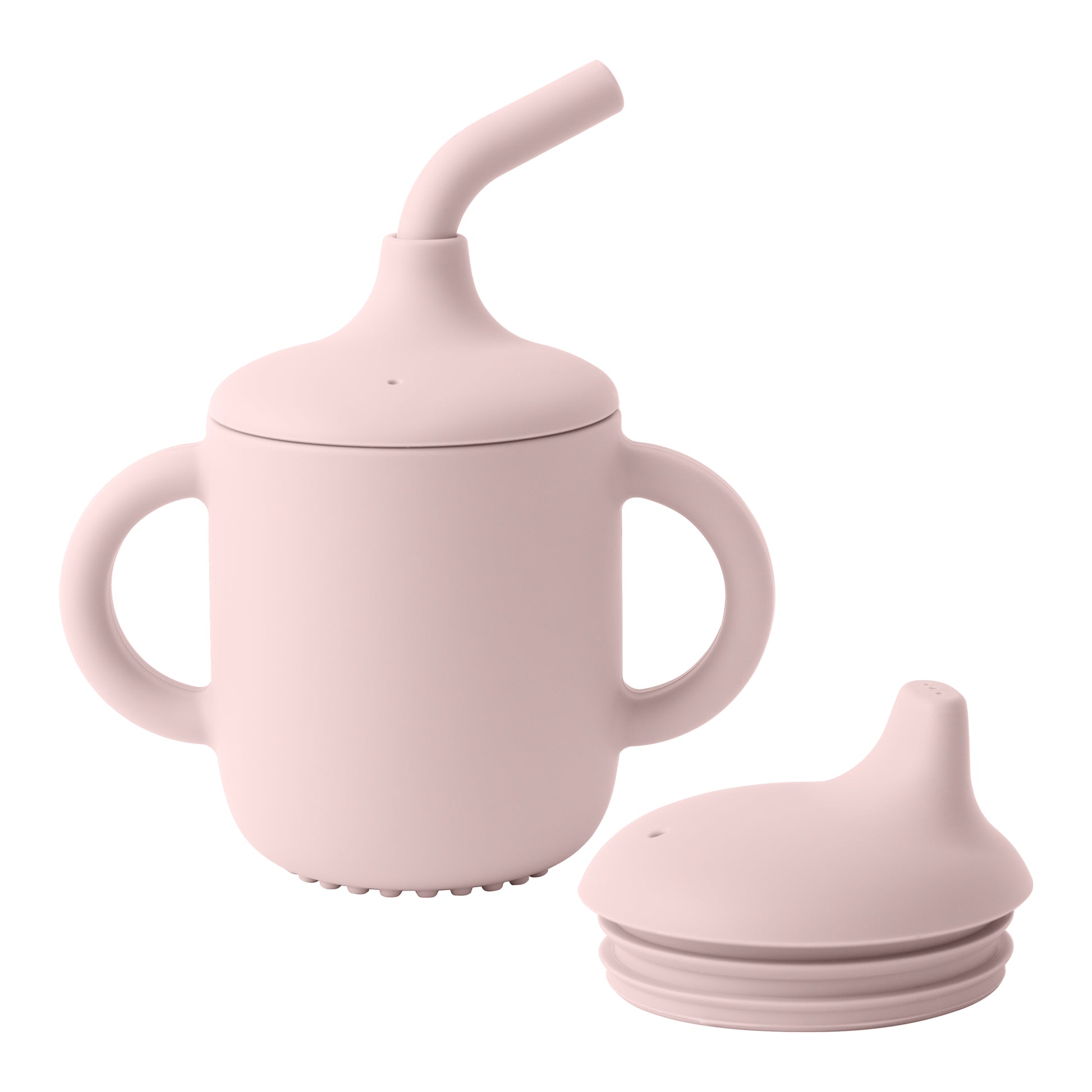 BPA Free Baby Silicone Straw Cup, Portable Snack Container, Kids Learning Drink Cup, Lids Feeding Cup Baby Stuff