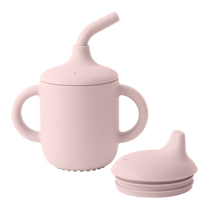 BPA Free Baby Silicone Straw Cup, Portable Snack Container, Kids Learning Drink Cup, Lids Feeding Cup Baby Stuff