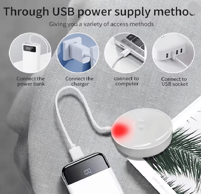 NightGlow Rechargeable Motion Sensor LED Night Light 2