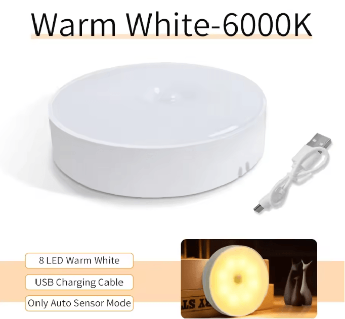 NightGlow Rechargeable Motion Sensor LED Night Light 4