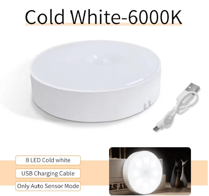 NightGlow Rechargeable Motion Sensor LED Night Light 5