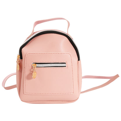 Mini Soft Touch Leather Small Backpack, Forever Young Designer Women Backpack, Female Fashion Ladies Bagpack Satchel