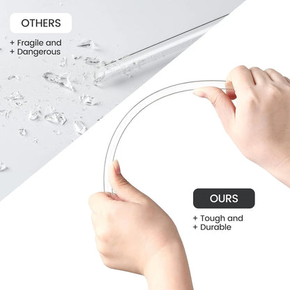 Replacement Straws For Stanley Cup Tumbler Clear Reusable Plastic Straws Straw Brushes 3