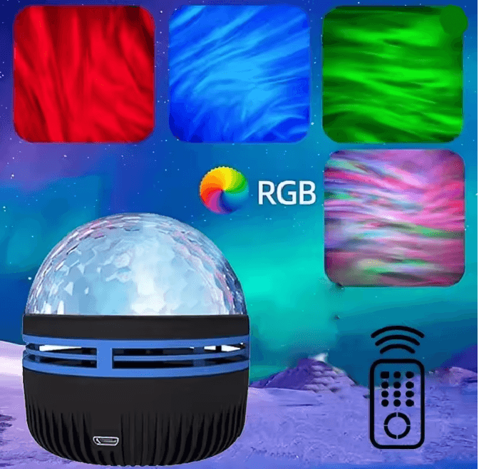 Northern Lights Aurora Projection Lamp 5