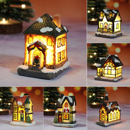 Christmas House Light Decorations Xmas Gift For Kids Home Ornaments New Year Navidad Decor Bedroom  4