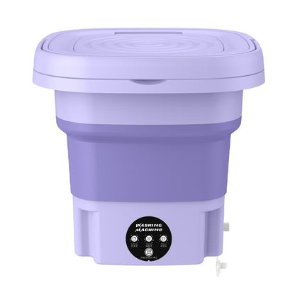 Compact Bucket For Clothes Socks Underwear Cleaning Portable Folding Washing Machine Perfect For Ho 5