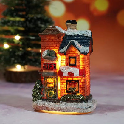 Christmas House Light Decorations Xmas Gift For Kids Home Ornaments New Year Navidad Decor Bedroom  5