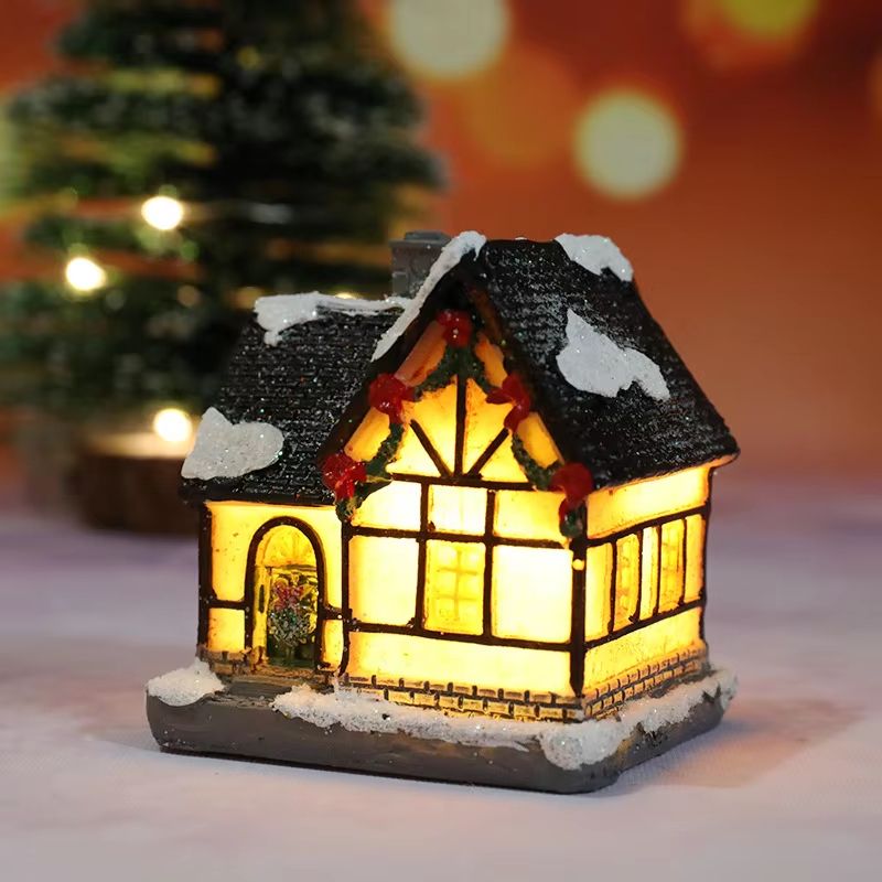 Christmas House Light Decorations Xmas Gift For Kids Home Ornaments New Year Navidad Decor Bedroom  7