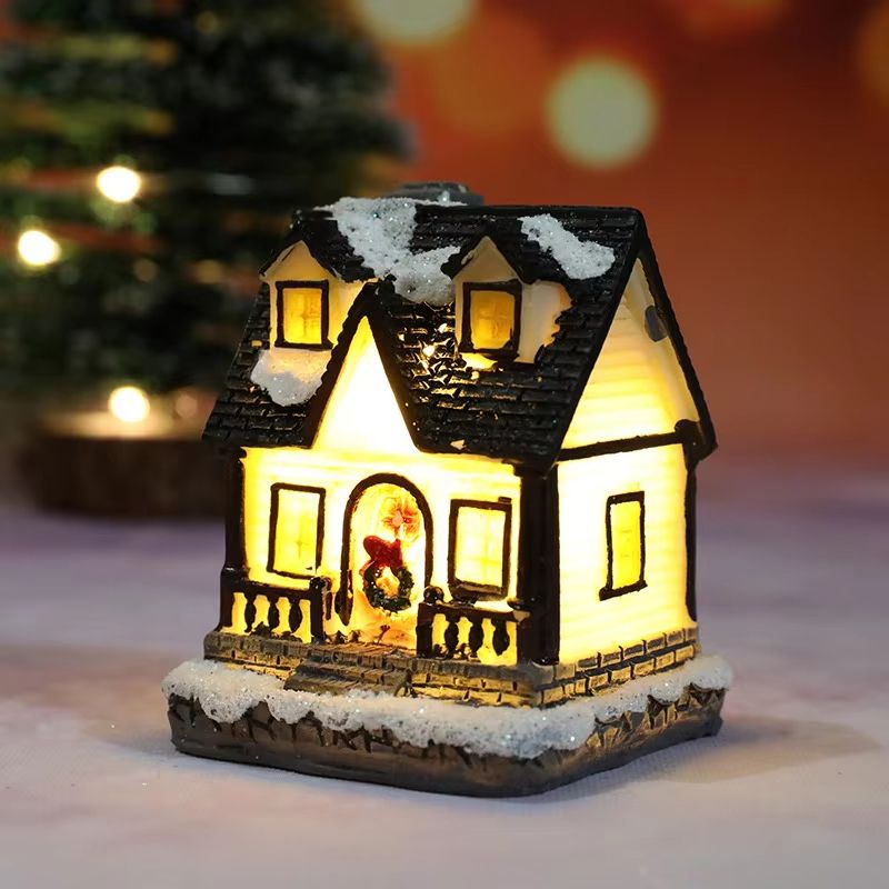 Christmas House Light Decorations Xmas Gift For Kids Home Ornaments New Year Navidad Decor Bedroom  8